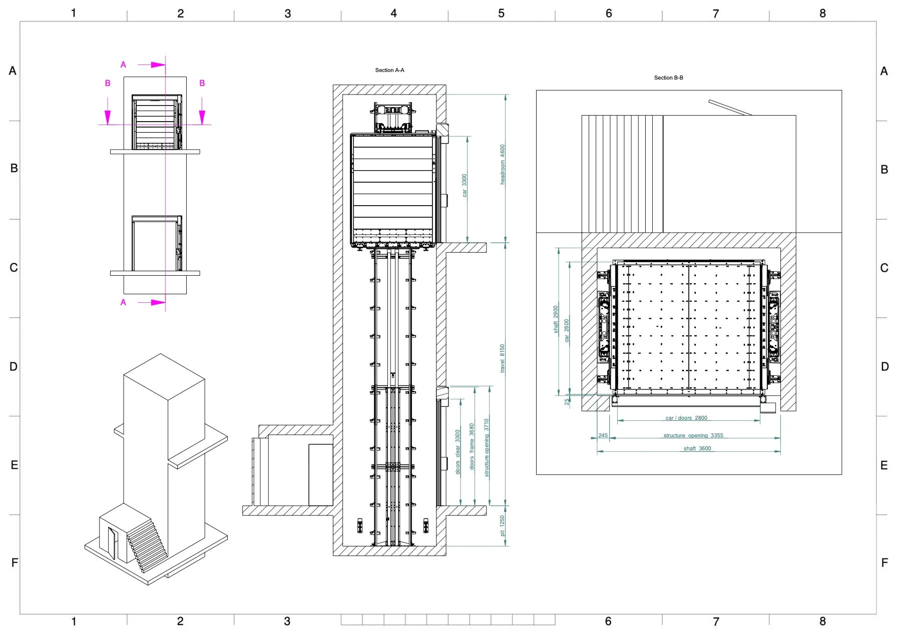 Cold Storage Freight Elevator